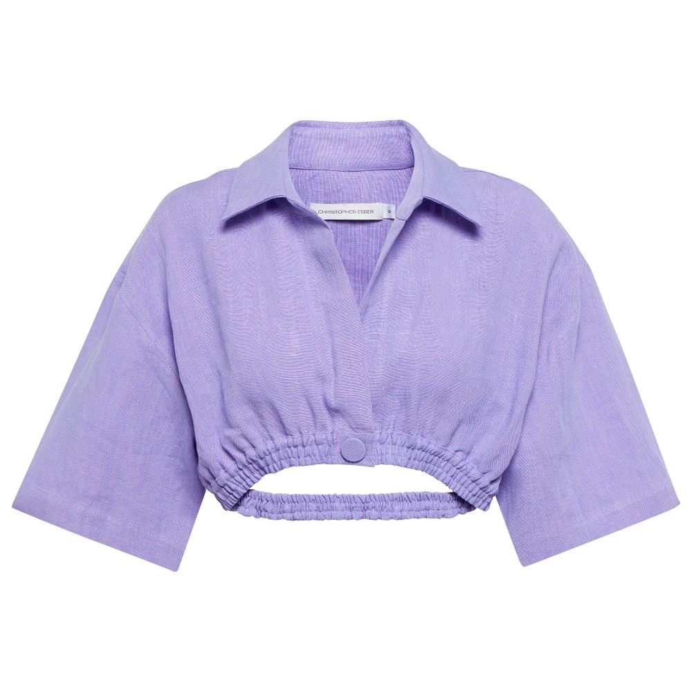 CHRISTOPHER ESBER Crop top and Maxi skirt